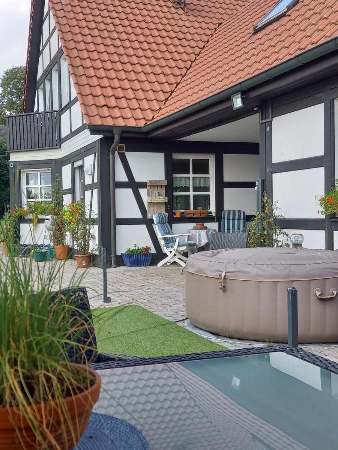 Landidylle Mit Garten, Whirlpool Und Klima Reken Esterno foto